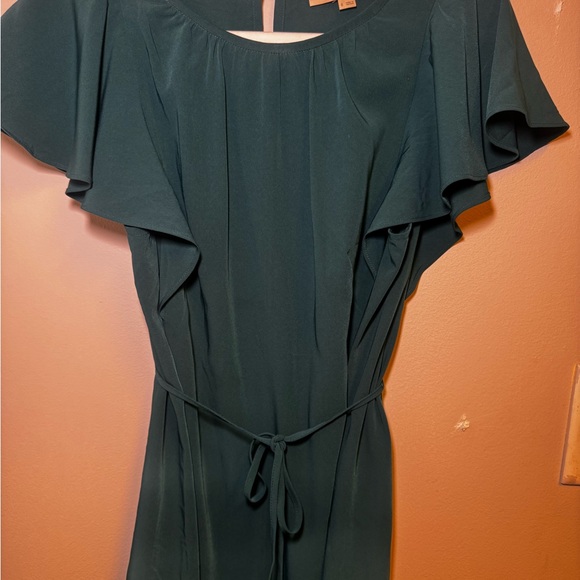 Ann Taylor Loft Teal Wrap Dress - Picture 4 of 6